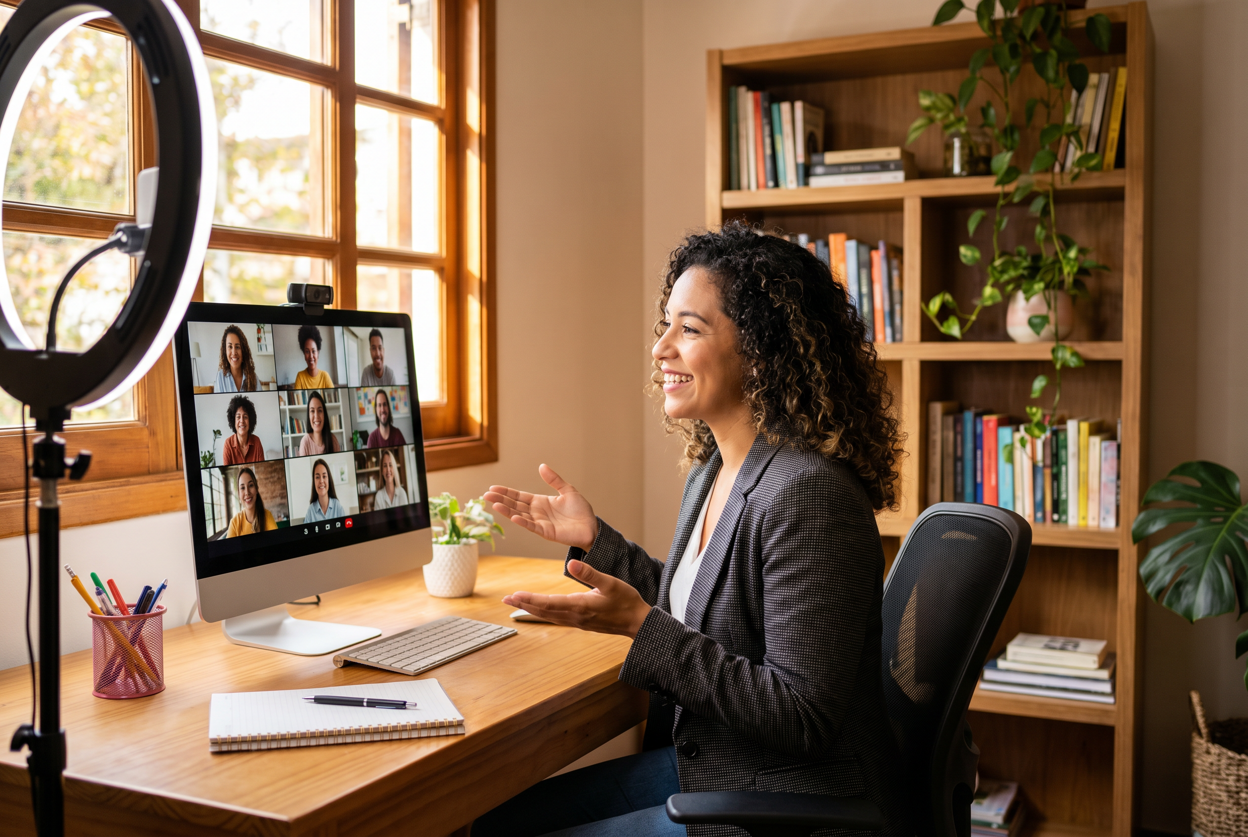 Sesión online en vivo